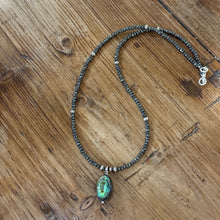 Hematite Navajo Pearl Abalone Necklace