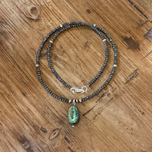 Hematite Navajo Pearl Abalone Necklace