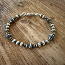 Sterling Navajo Pearl Bracelet