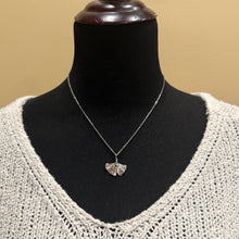 Sterling Ginkgo Leaf Necklace