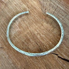 Hammered Sterling Cuff Bracelet