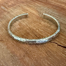 Hammered Sterling Cuff Bracelet