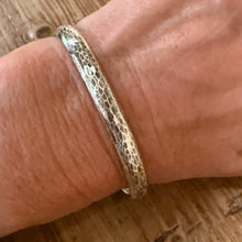 Hammered Sterling Cuff Bracelet