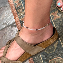 Moonstone Navajo Pearl Ankle Bracelet