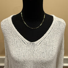 Gold Filled Paperclip Chain Necklace
