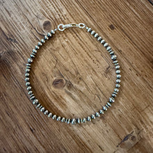 Sterling Navajo Pearl Ankle Bracelet