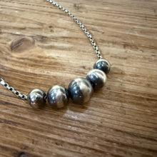 Floating Navajo Pearl Necklace