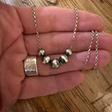 Floating Navajo Pearl Necklace