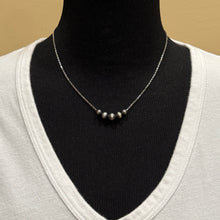 Floating Navajo Pearl Necklace