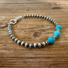Navajo Pearl Kingman Turquoise Bracelet