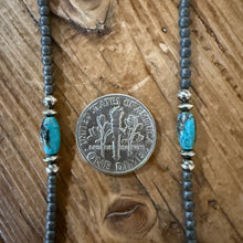 Hematite, Turquoise and Navajo Pearl Necklace