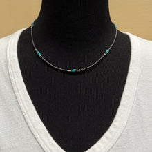 Hematite, Turquoise and Navajo Pearl Necklace