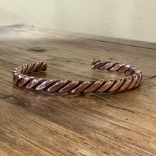 Twisted Copper Cuff