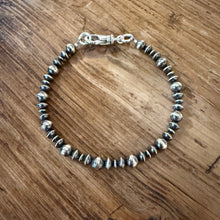 Sterling Navajo Pearl Bracelet