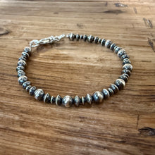 Sterling Navajo Pearl Bracelet