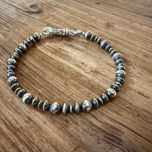 Sterling Navajo Pearl Bracelet