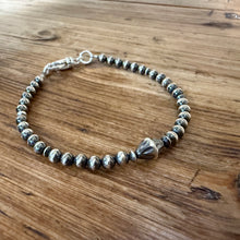 Sterling Navajo Pearl Bracelet