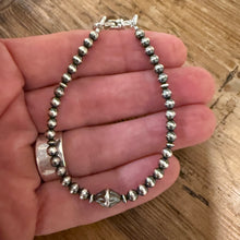 Sterling Navajo Pearl Bracelet