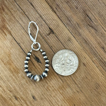 Sterling Navajo Pearl Dangle Earrings