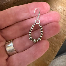 Sterling Navajo Pearl Dangle Earrings
