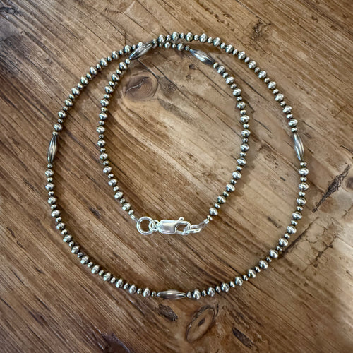 Sterling Navajo Pearl Necklace