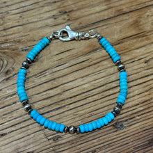 Turquoise and Navajo Pearl Bracelet