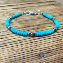 Turquoise and Navajo Pearl Bracelet
