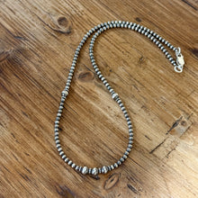 Sterling Navajo Pearl Necklace