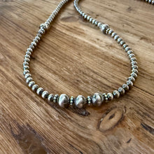 Sterling Navajo Pearl Necklace