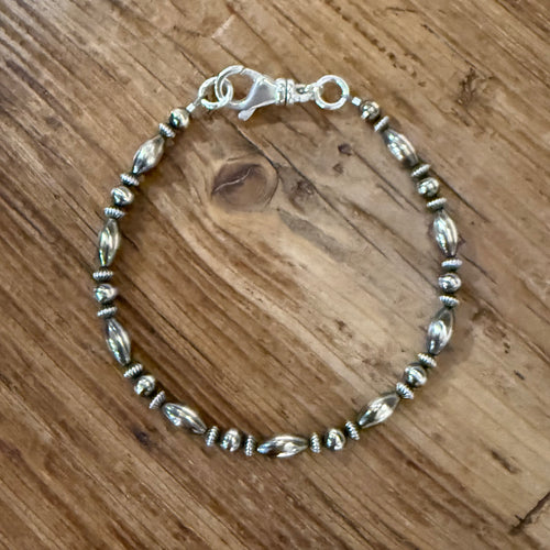 Sterling Silver Navajo Pearl Bracelet