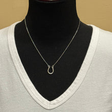 Sterling Silver Horseshoe Necklace