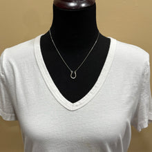 Sterling Silver Horseshoe Necklace