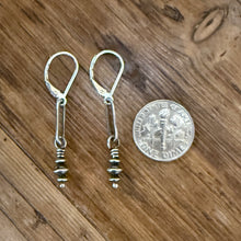 Paperclip Chain Navajo Pearl Earrings