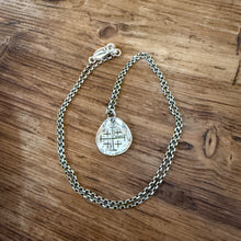 Sterling Jerusalem Cross Necklace