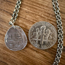 Sterling Jerusalem Cross Necklace