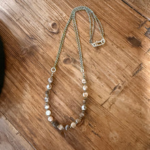 Petrified Wood Opal & Sterling Silver Necklace