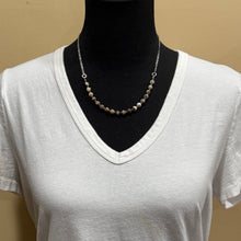 Petrified Wood Opal & Sterling Silver Necklace