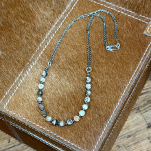 Petrified Wood Opal & Sterling Silver Necklace