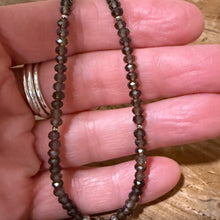 Leopard Skin Jasper, Smoky Quartz & Navajo Pearl Necklace