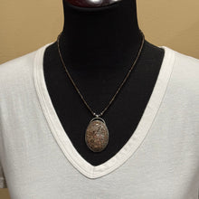 Leopard Skin Jasper, Smoky Quartz & Navajo Pearl Necklace