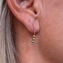 Sterling & 14K Yellow Gold Earrings