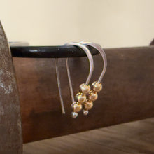 Sterling & 14K Yellow Gold Earrings