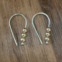Sterling & 14K Yellow Gold Earrings