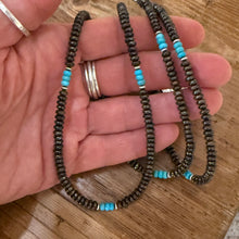 Bronzite and Turquoise Necklace