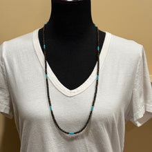 Bronzite and Turquoise Necklace