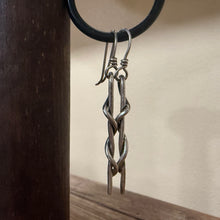 Twisted Sterling Silver Earrings