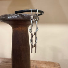 Twisted Sterling Silver Earrings