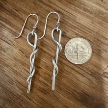 Twisted Sterling Silver Earrings