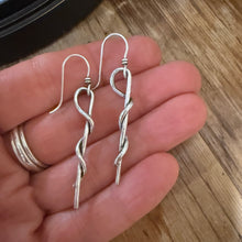 Twisted Sterling Silver Earrings