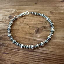 Sterling Silver Navajo Pearl Bracelet